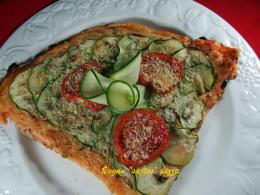 Vegan "sajtos" pizza